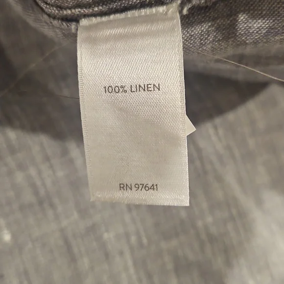 J Jill linen tunic top blue Grey Size XL - Picture 8 of 11